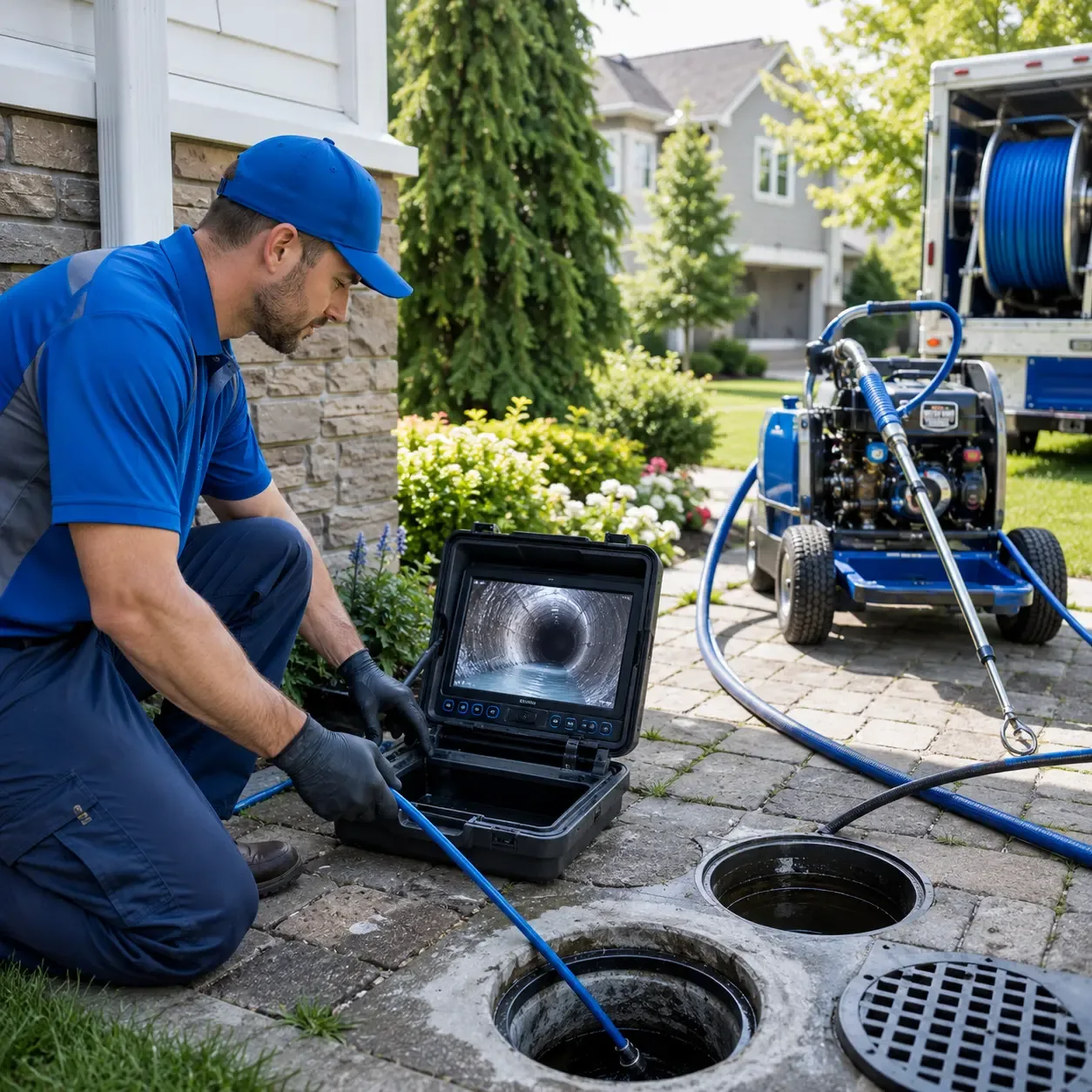 Outdoor drain cleaning professionals serving Mount Gretna, PA